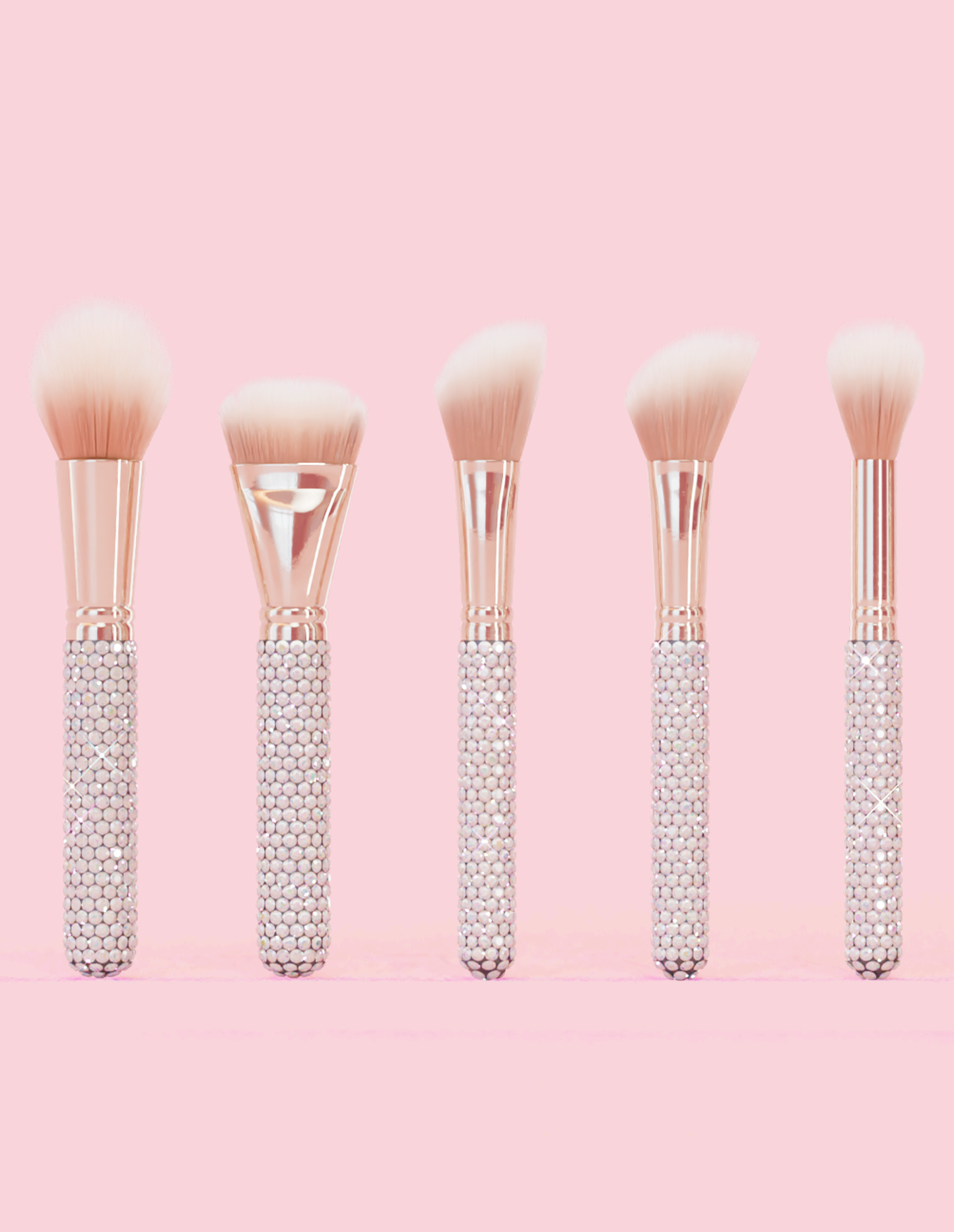 Crystal 20-Piece Eye & Face Makeup Brush Set