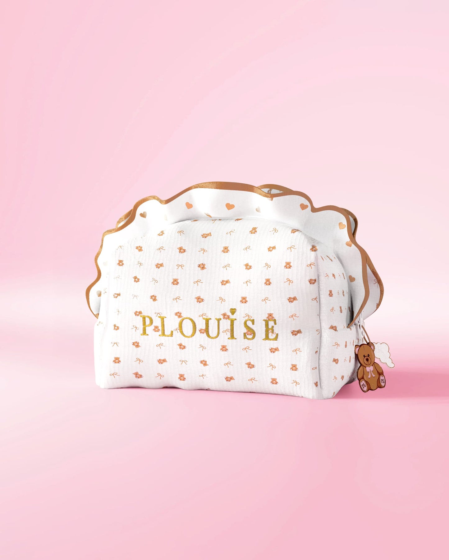 Teddy Touch Small Print Bag & Skincare Set