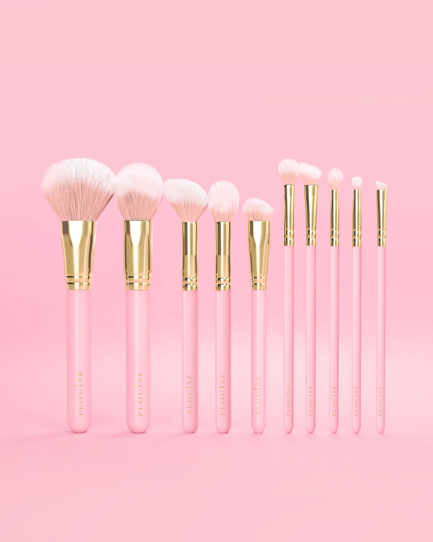 10-Piece Essential Face & Eye Brush Set
