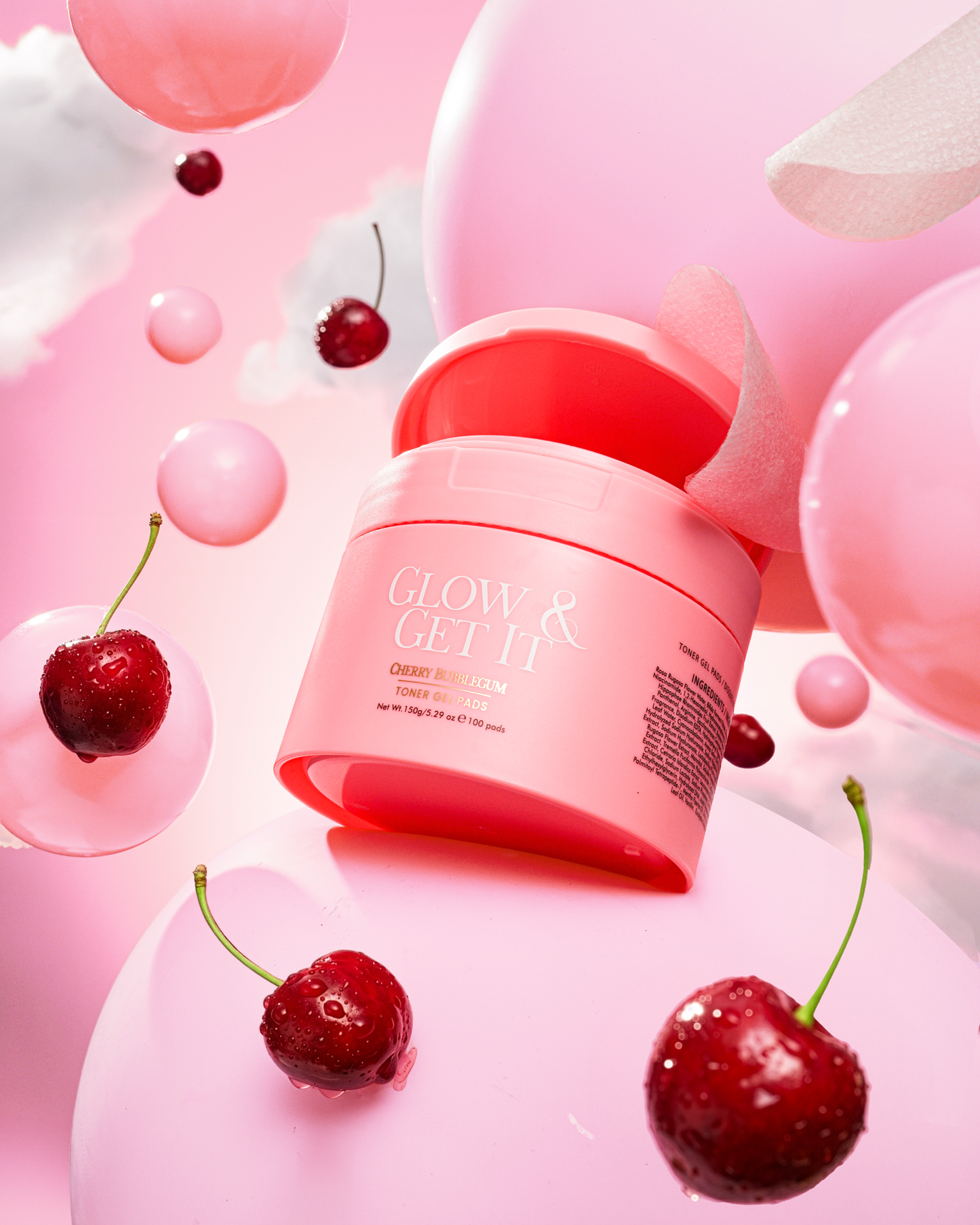 Glow & Get It Collagen Gel Toner Pads (100 Pads)