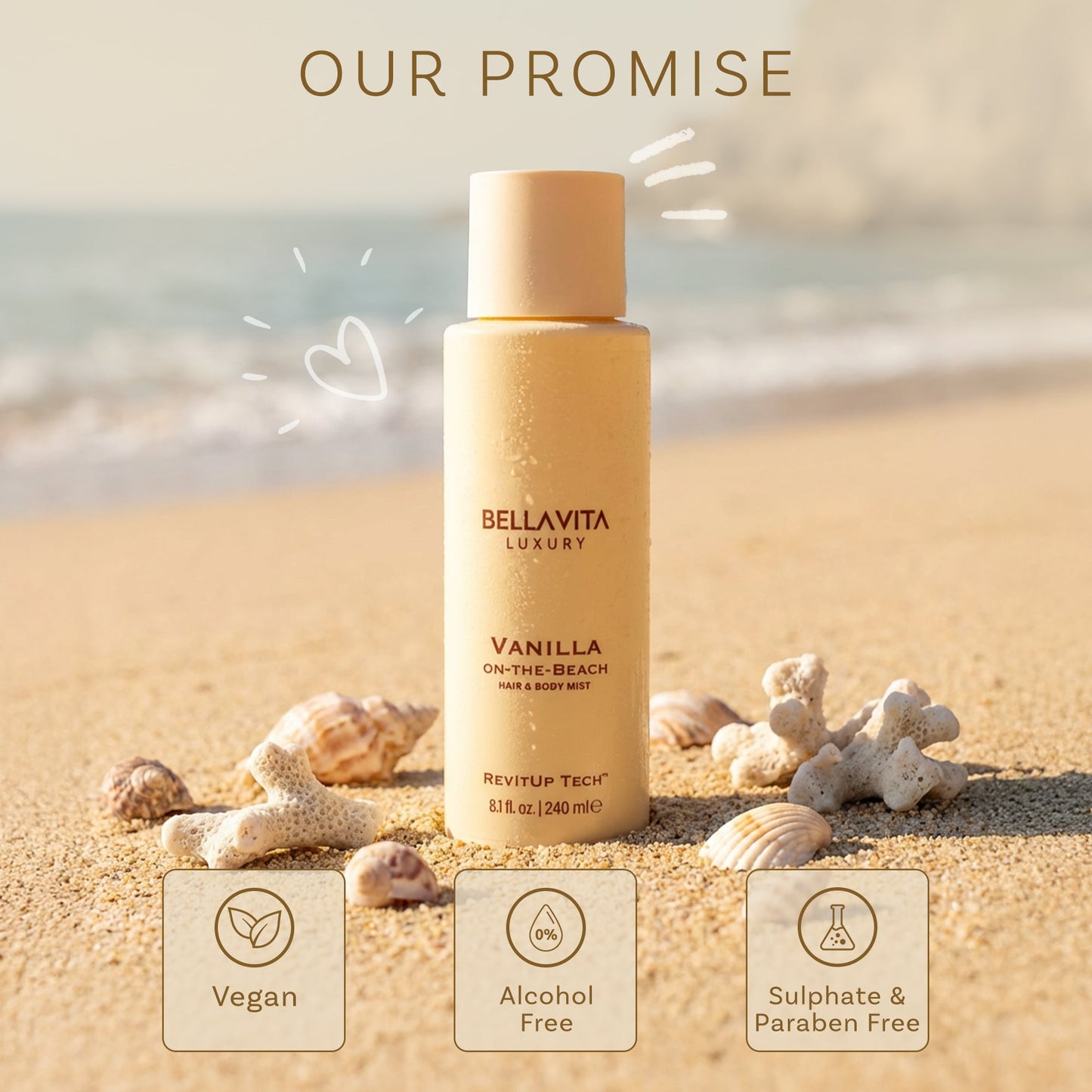 Bellavita Luxury - Vanilla-on-the-Beach - 240 ML