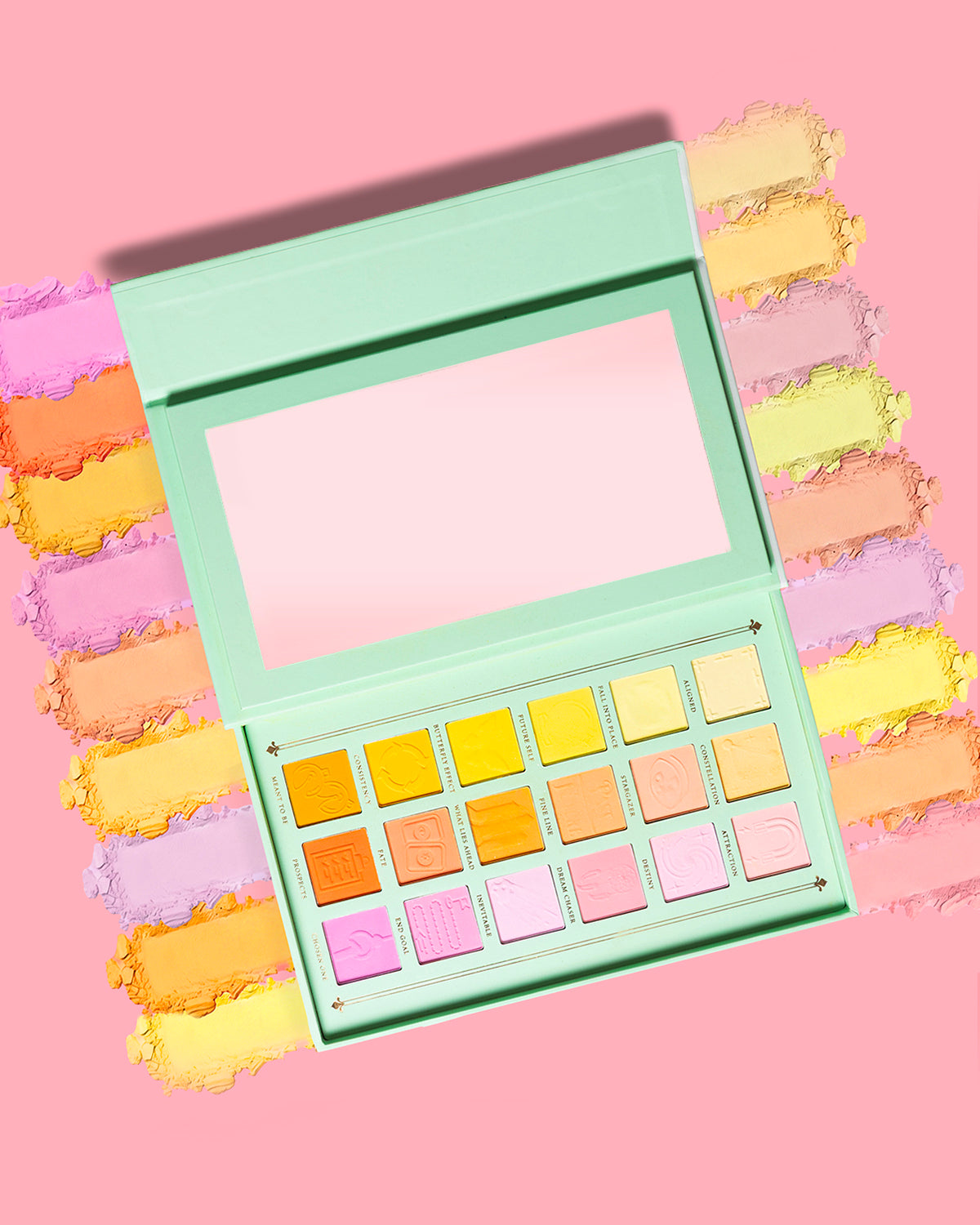 Aligning My Future Pastel Eyeshadow Palette