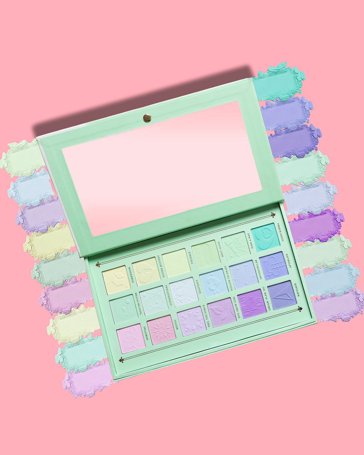 Aligning My Future Pastel Eyeshadow Palette
