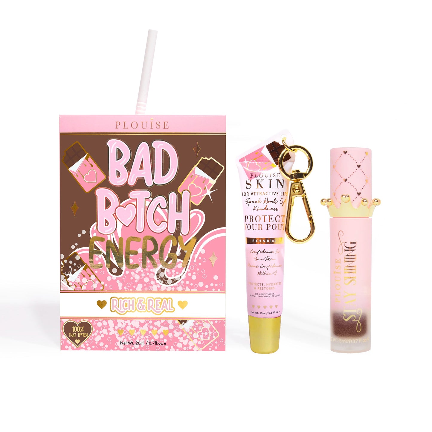 Bad Bitch Energy Lip Conditioner & Lip Oil Duo