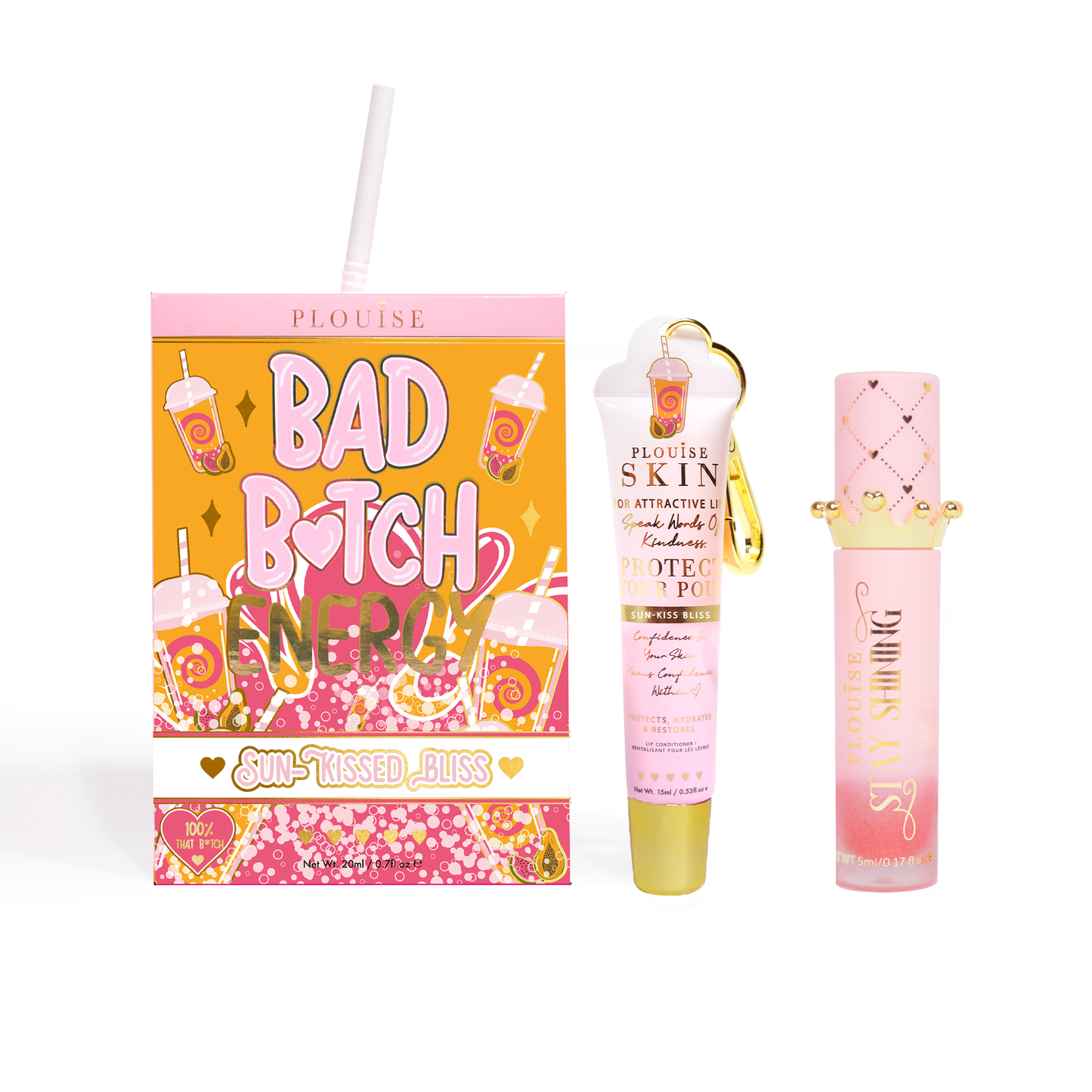 Bad Bitch Energy Lip Conditioner & Lip Oil Duo