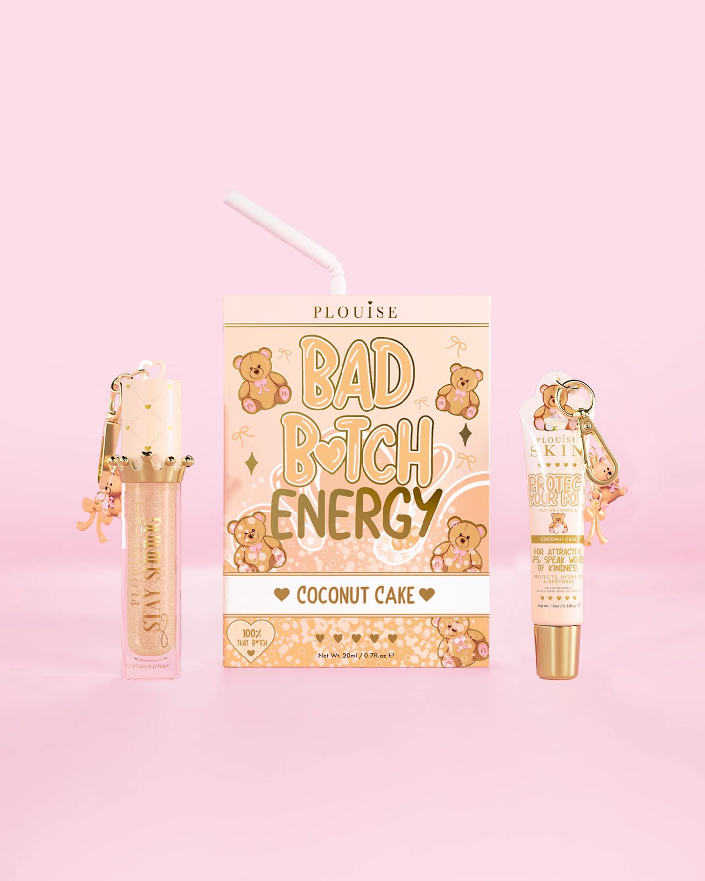 Teddy Touch Large Print Bag & Bodycare Set