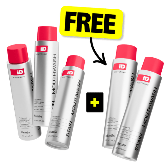 Buy 3 Get 2 Free - iD Stain Whitening Mouthwash