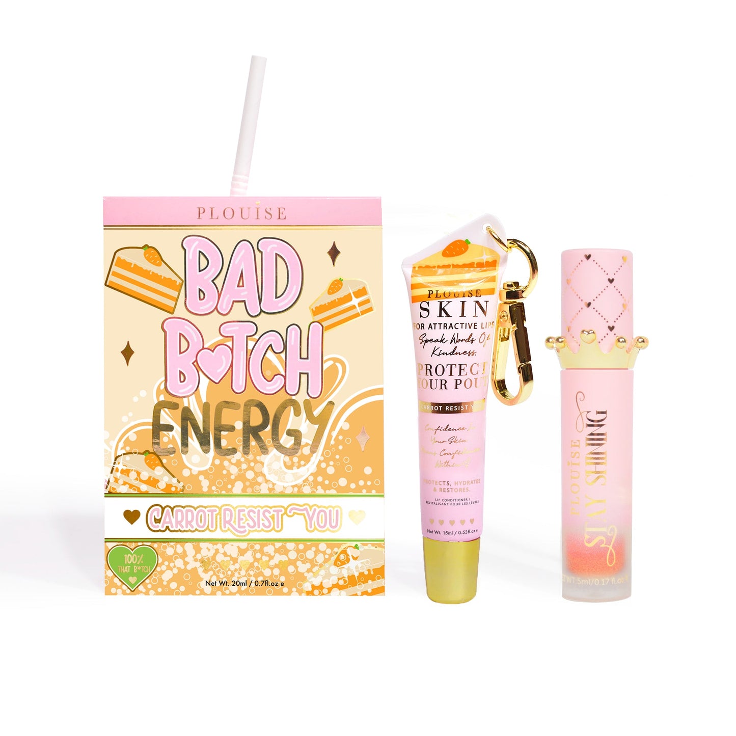 Bad Bitch Energy Lip Conditioner & Lip Oil Duo