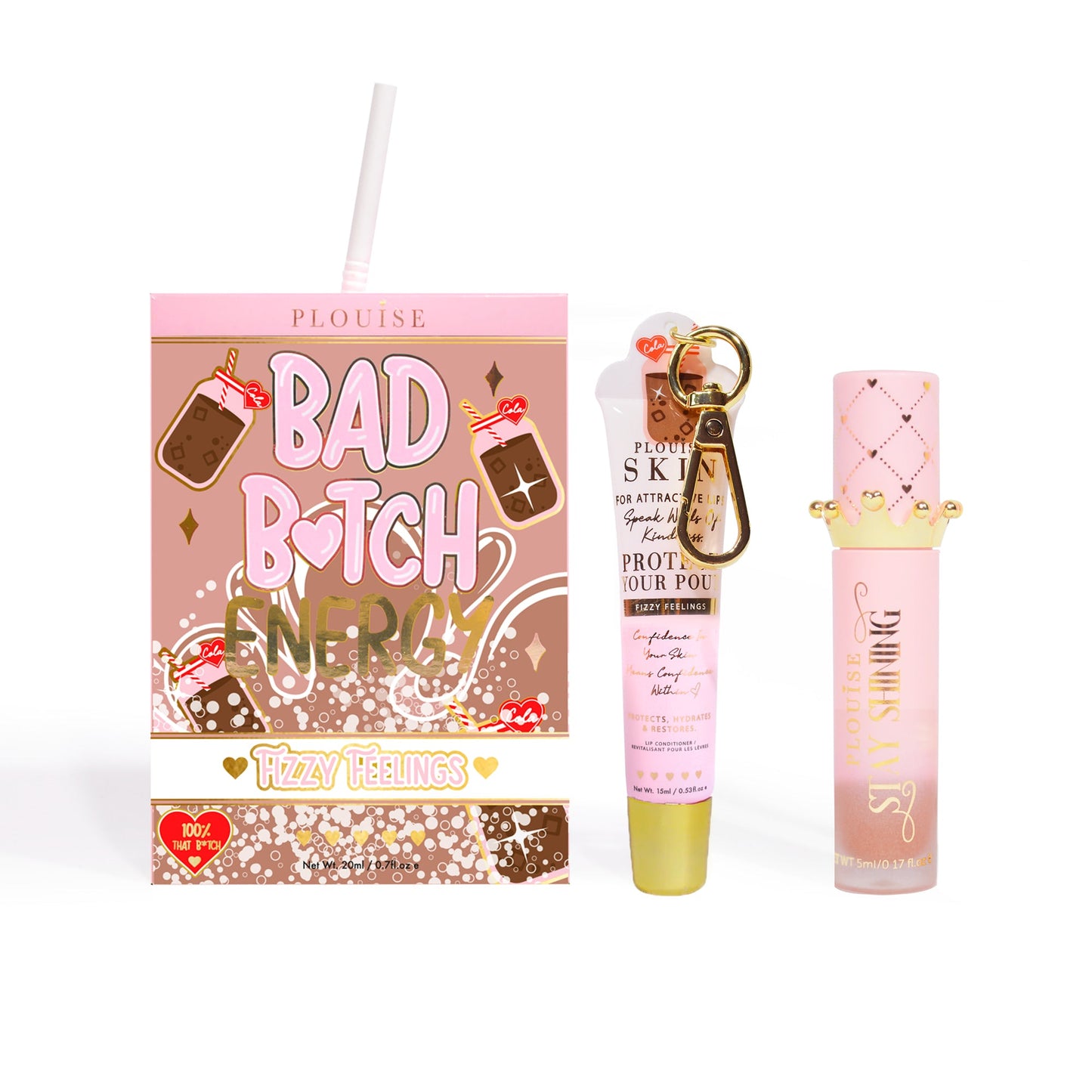 Bad Bitch Energy Lip Conditioner & Lip Oil Duo