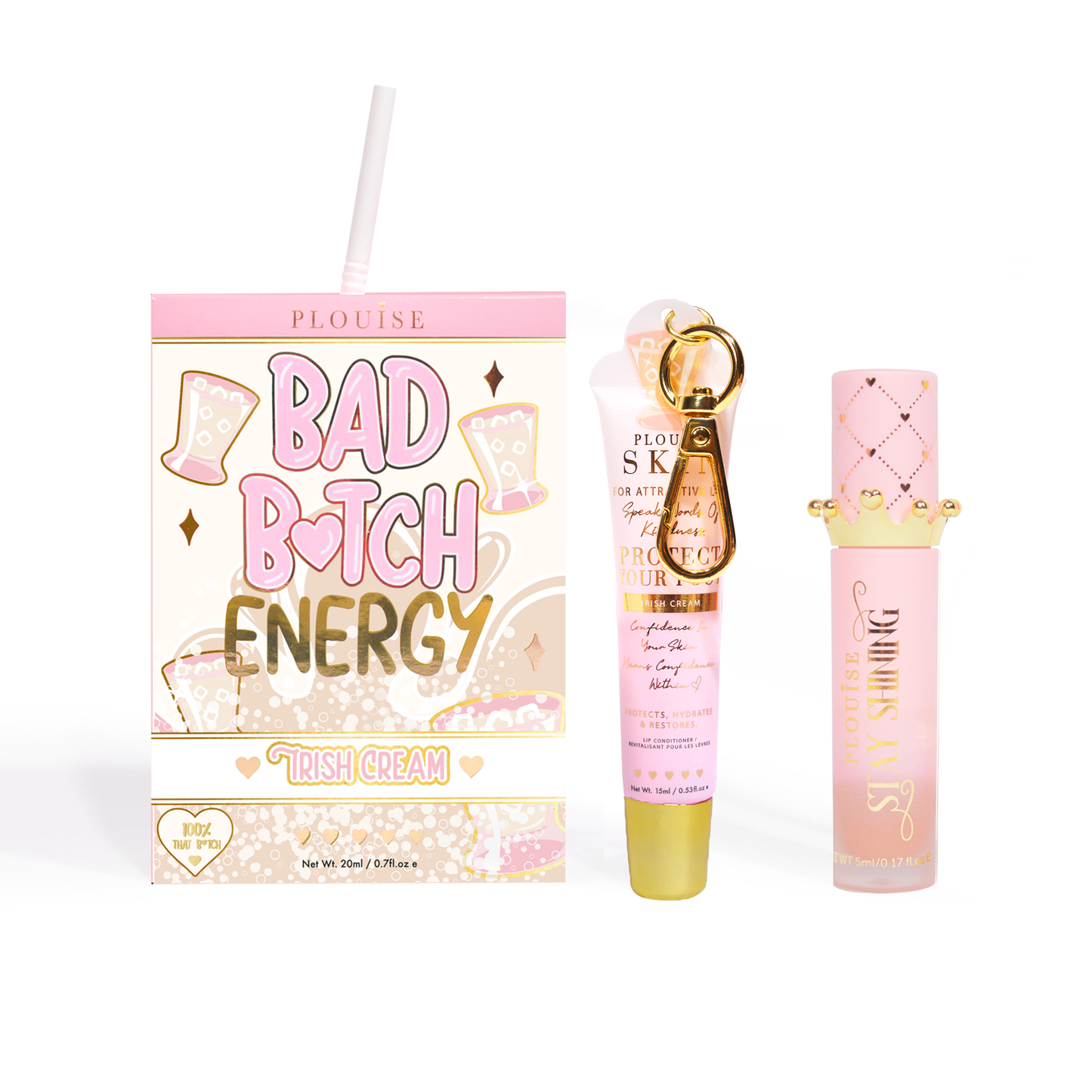 Bad Bitch Energy Lip Conditioner & Lip Oil Duo