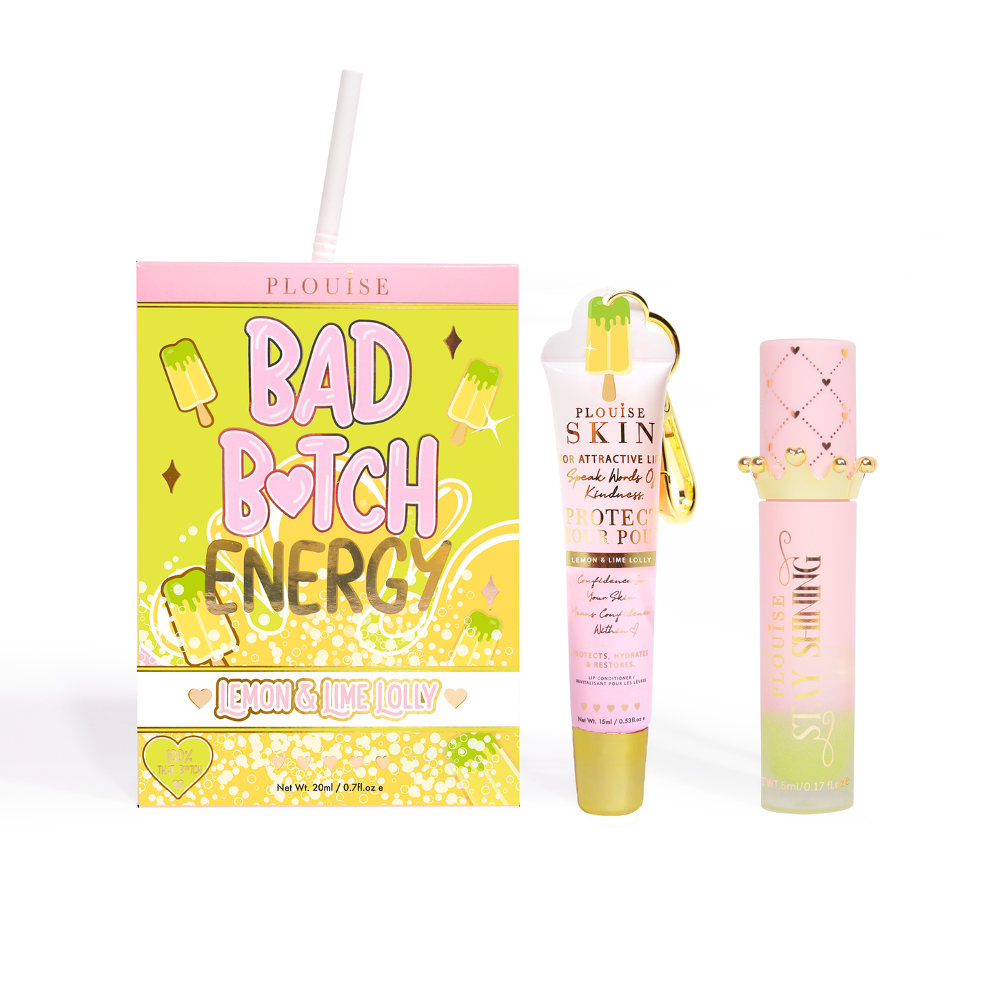 Bad Bitch Energy Lip Conditioner & Lip Oil Duo
