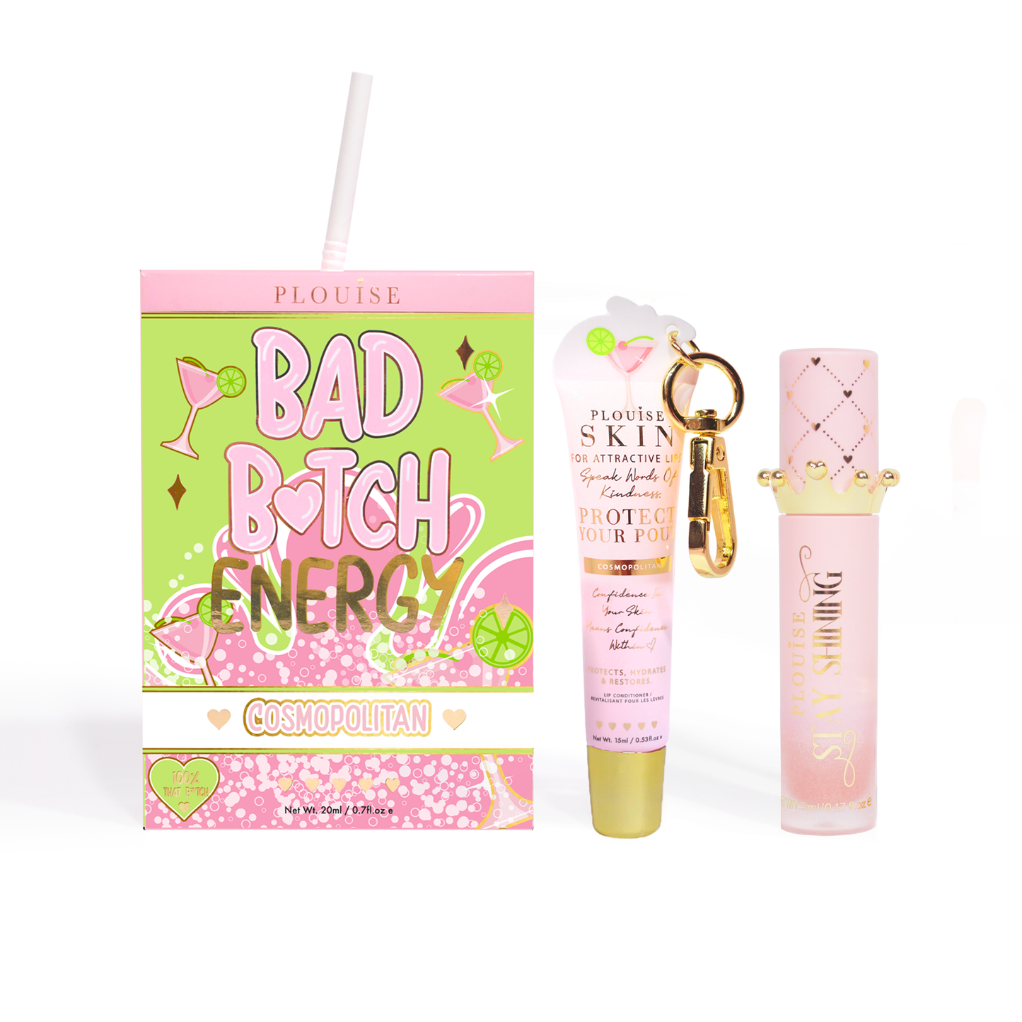 Bad Bitch Energy Lip Conditioner & Lip Oil Duo