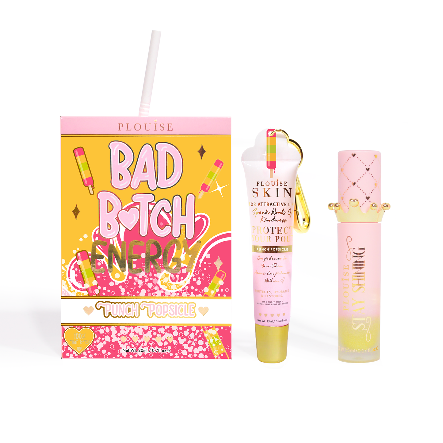 Bad Bitch Energy Lip Conditioner & Lip Oil Duo