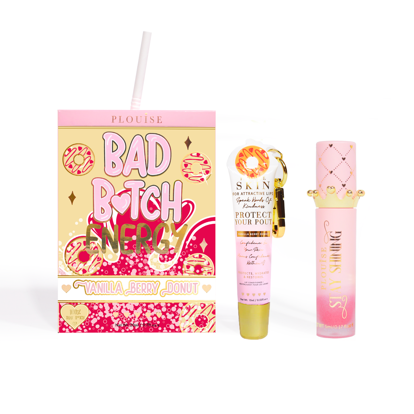 Bad Bitch Energy Lip Conditioner & Lip Oil Duo