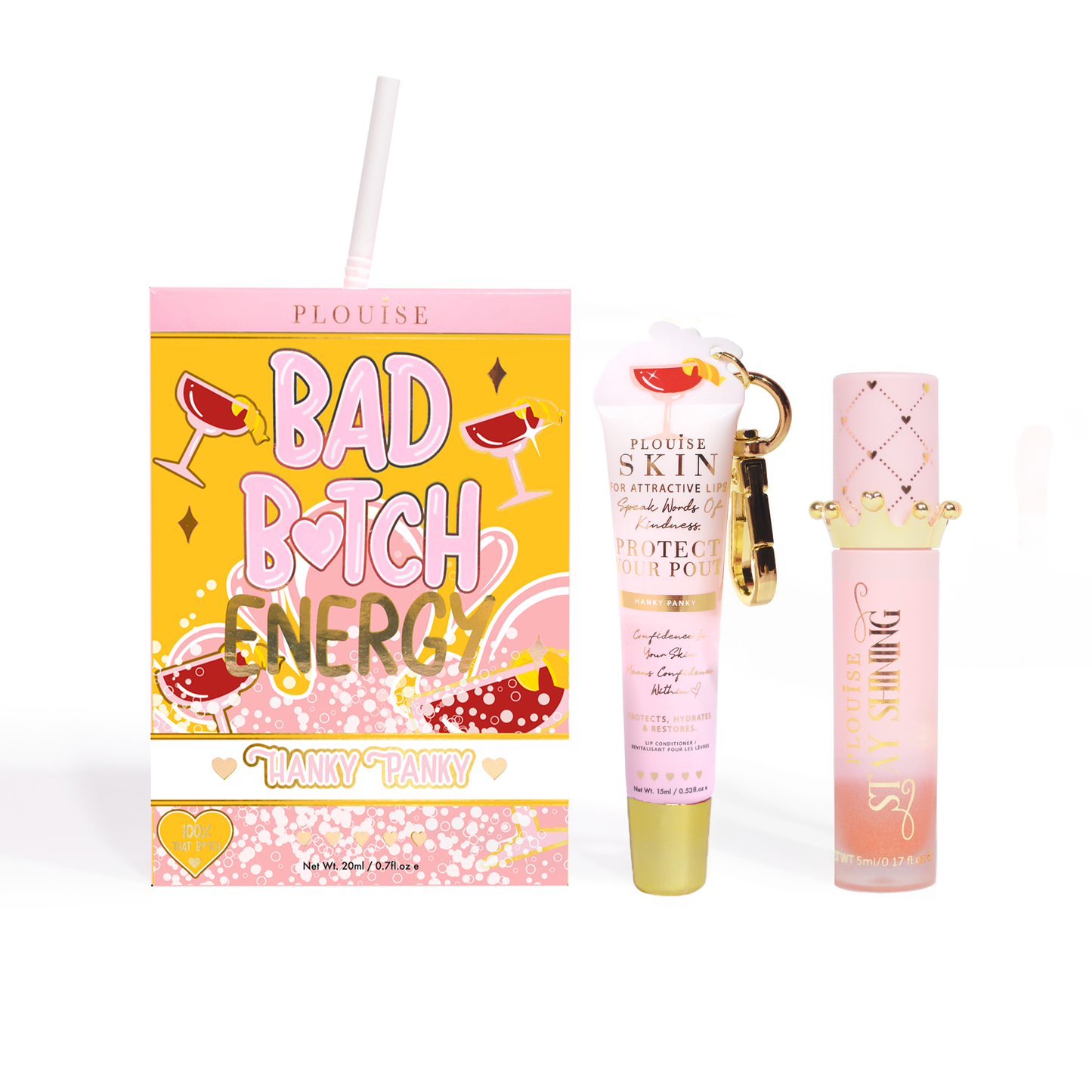 Bad Bitch Energy Lip Conditioner & Lip Oil Duo