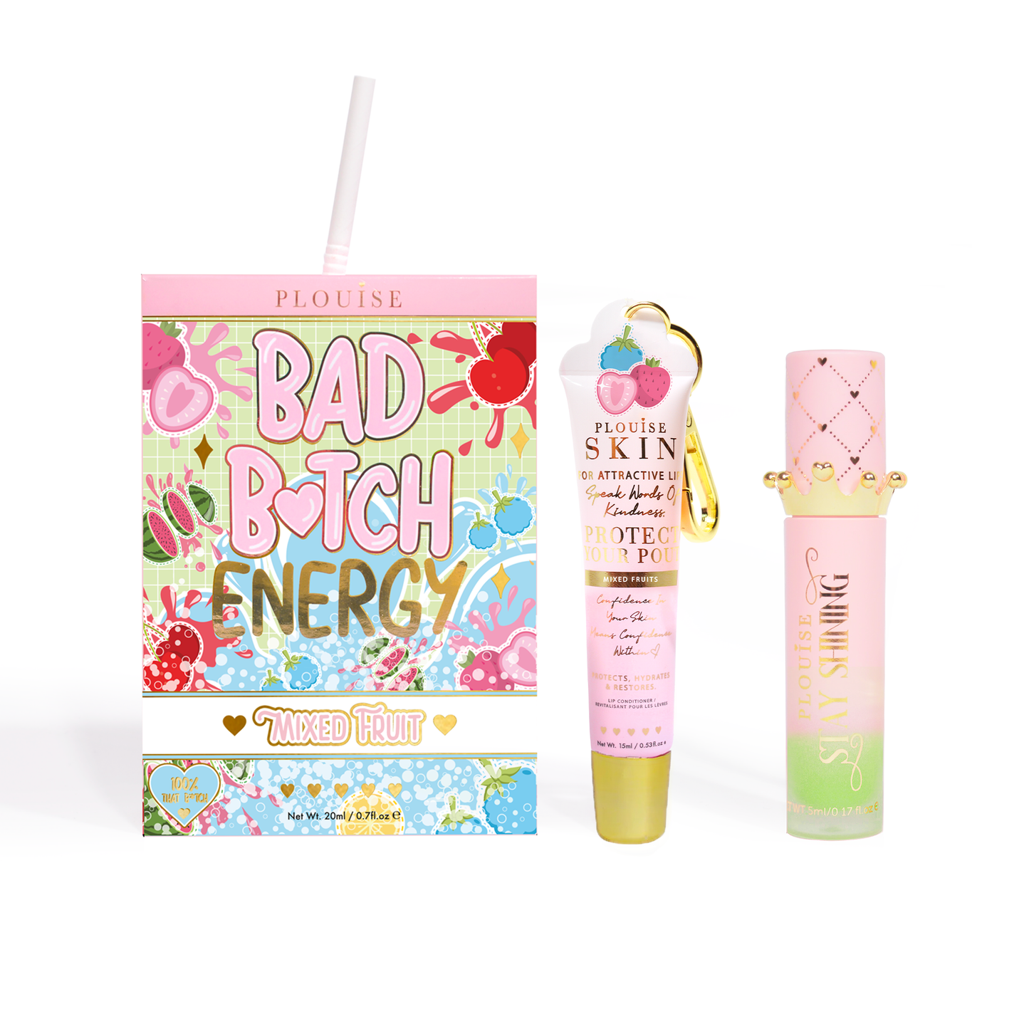 Bad Bitch Energy Lip Conditioner & Lip Oil Duo
