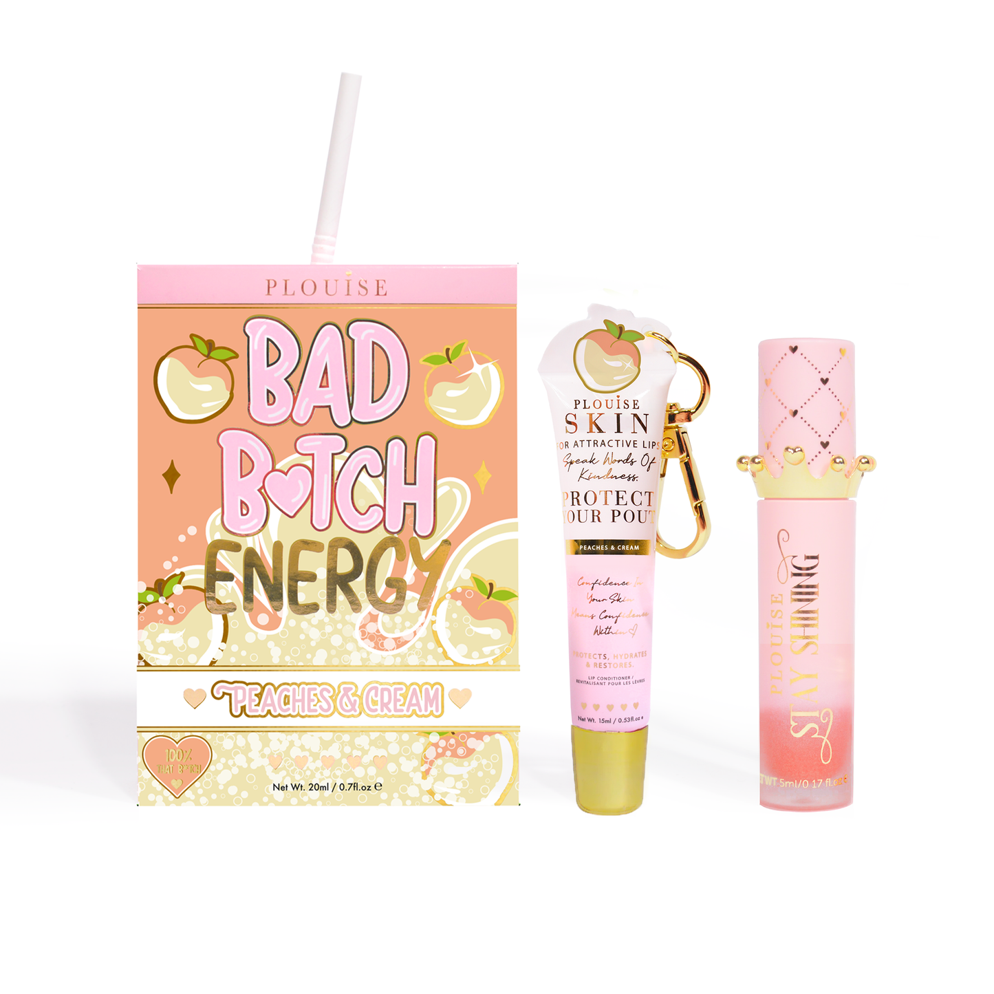 Bad Bitch Energy Lip Conditioner & Lip Oil Duo