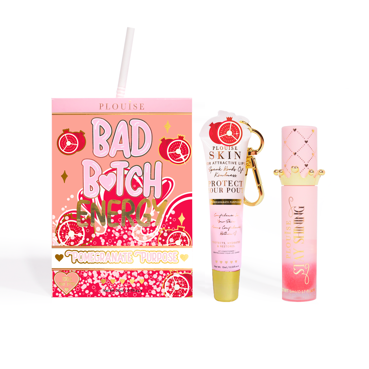 Bad Bitch Energy Lip Conditioner & Lip Oil Duo