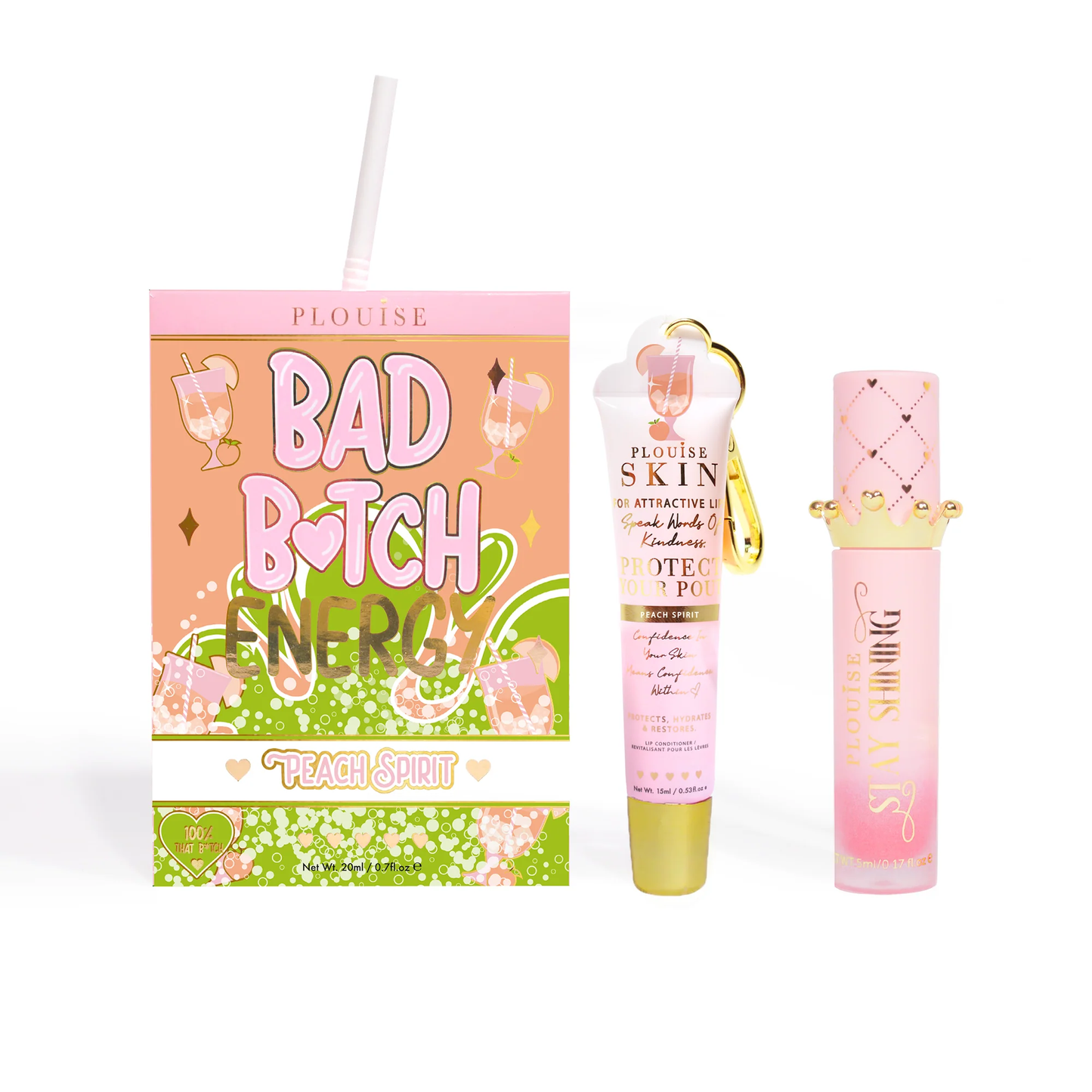 Bad Bitch Energy Lip Conditioner & Lip Oil Duo