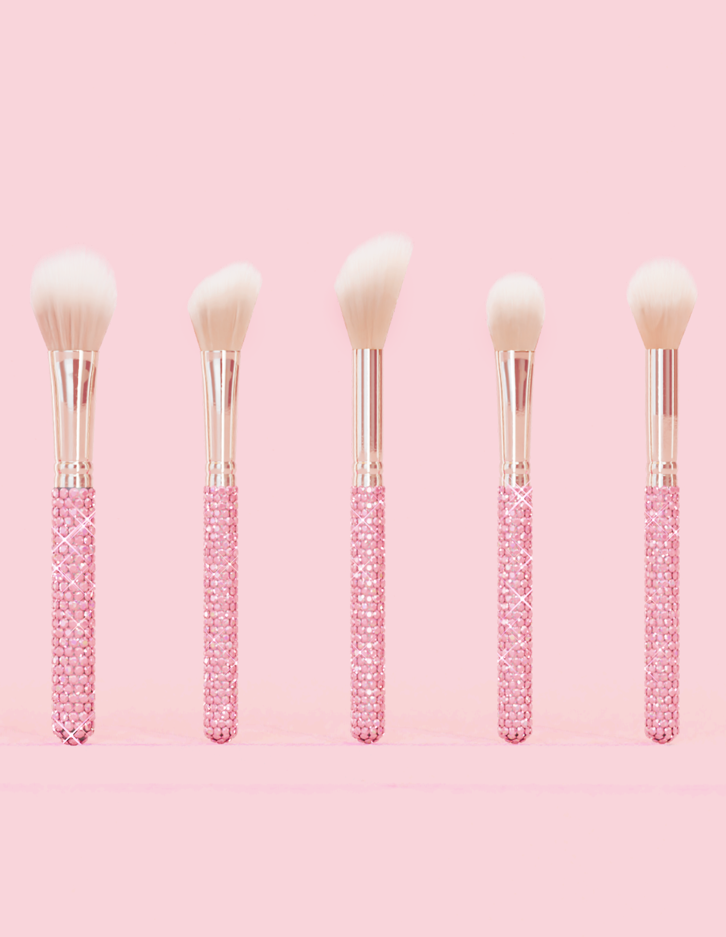 Crystal 20-Piece Eye & Face Makeup Brush Set
