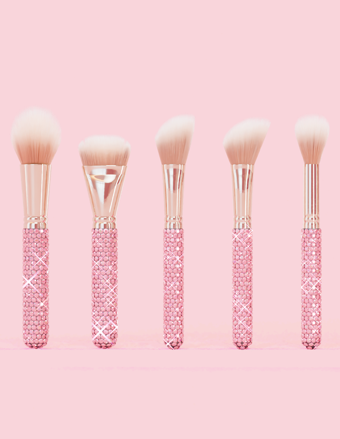 Crystal 20-Piece Eye & Face Makeup Brush Set