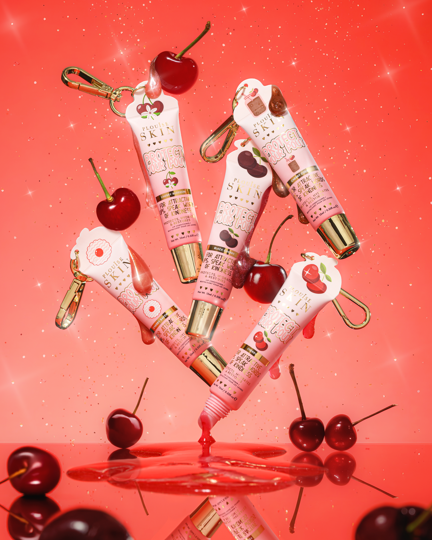 Protect Your Pout Cherry Lip Conditioner XL PR Gift Set