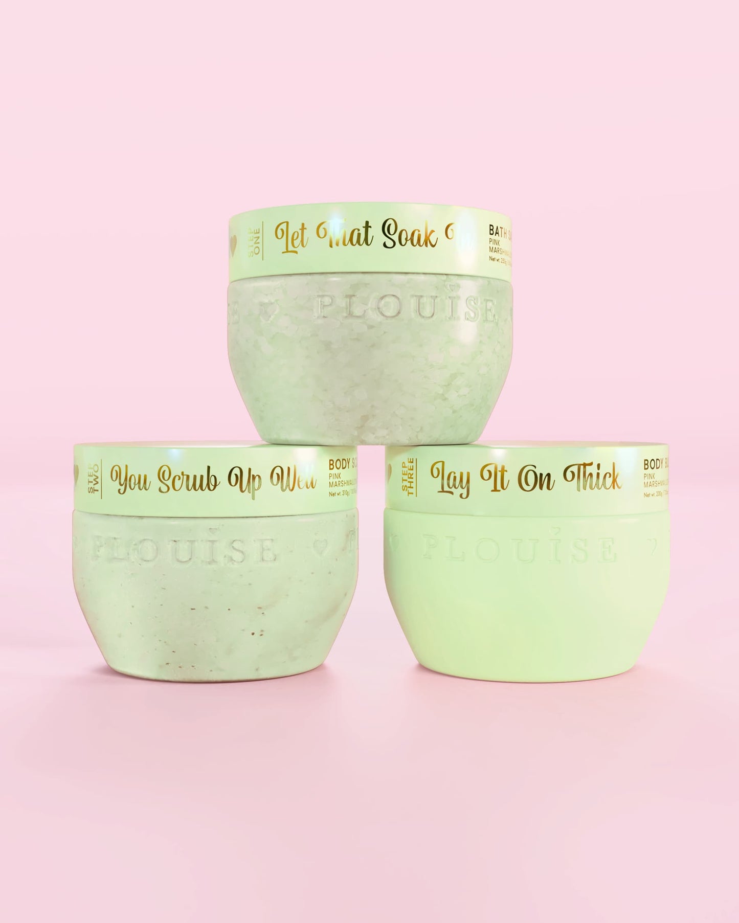 Hop Into Self-Care Body Butter, Body Scrub & Bath Salts Set