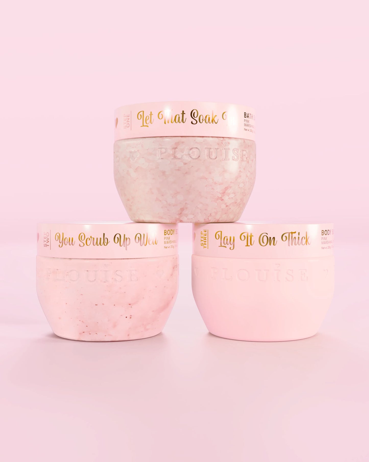 Hop Into Self-Care Body Butter, Body Scrub & Bath Salts Set