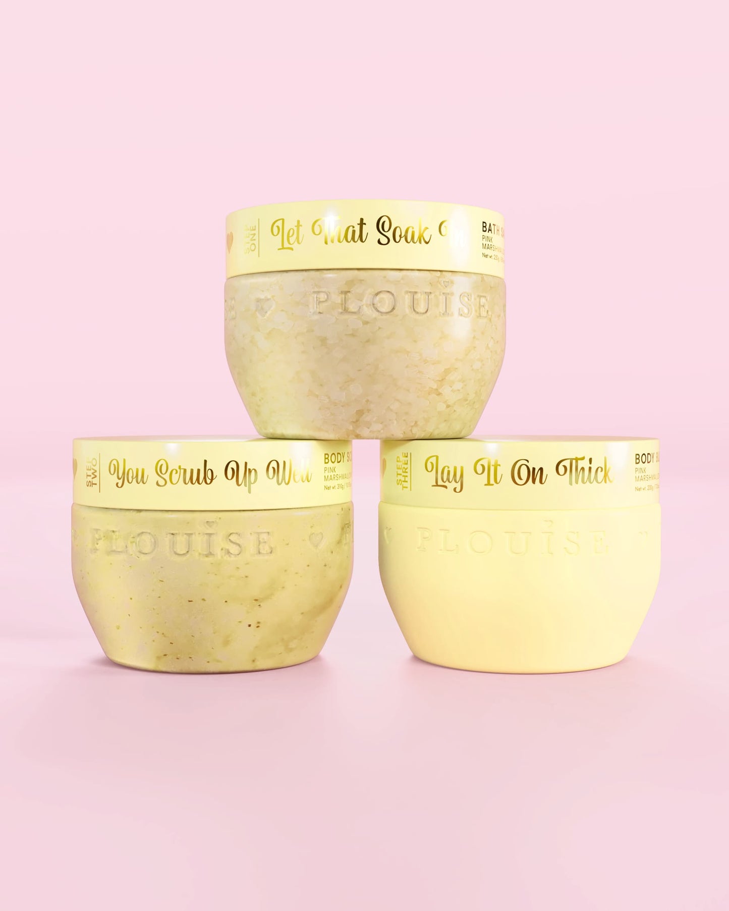 Hop Into Self-Care Body Butter, Body Scrub & Bath Salts Set