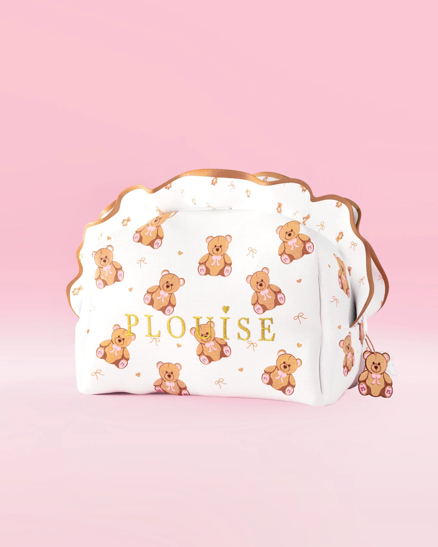 Teddy Touch Large Print Bag & Bodycare Set