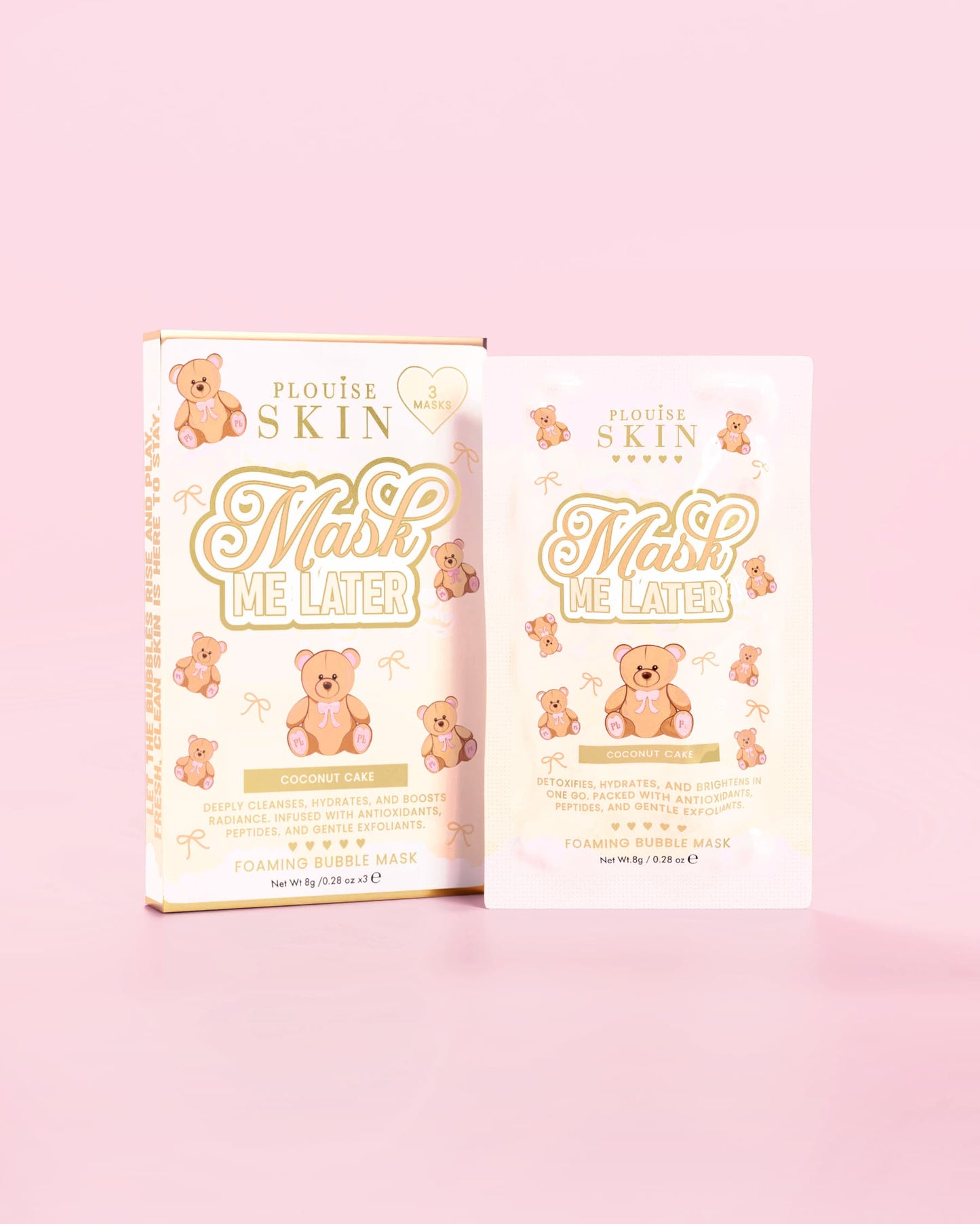 Teddy Touch Small Print Bag & Skincare Set