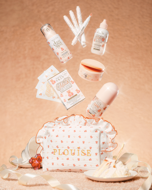 Teddy Touch Small Print Bag & Skincare Set
