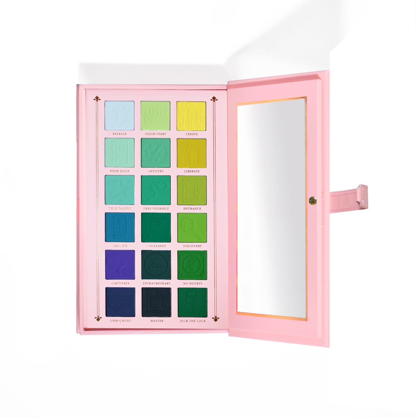 Unlock Your Creativity Rainbow Eyeshadow Palette