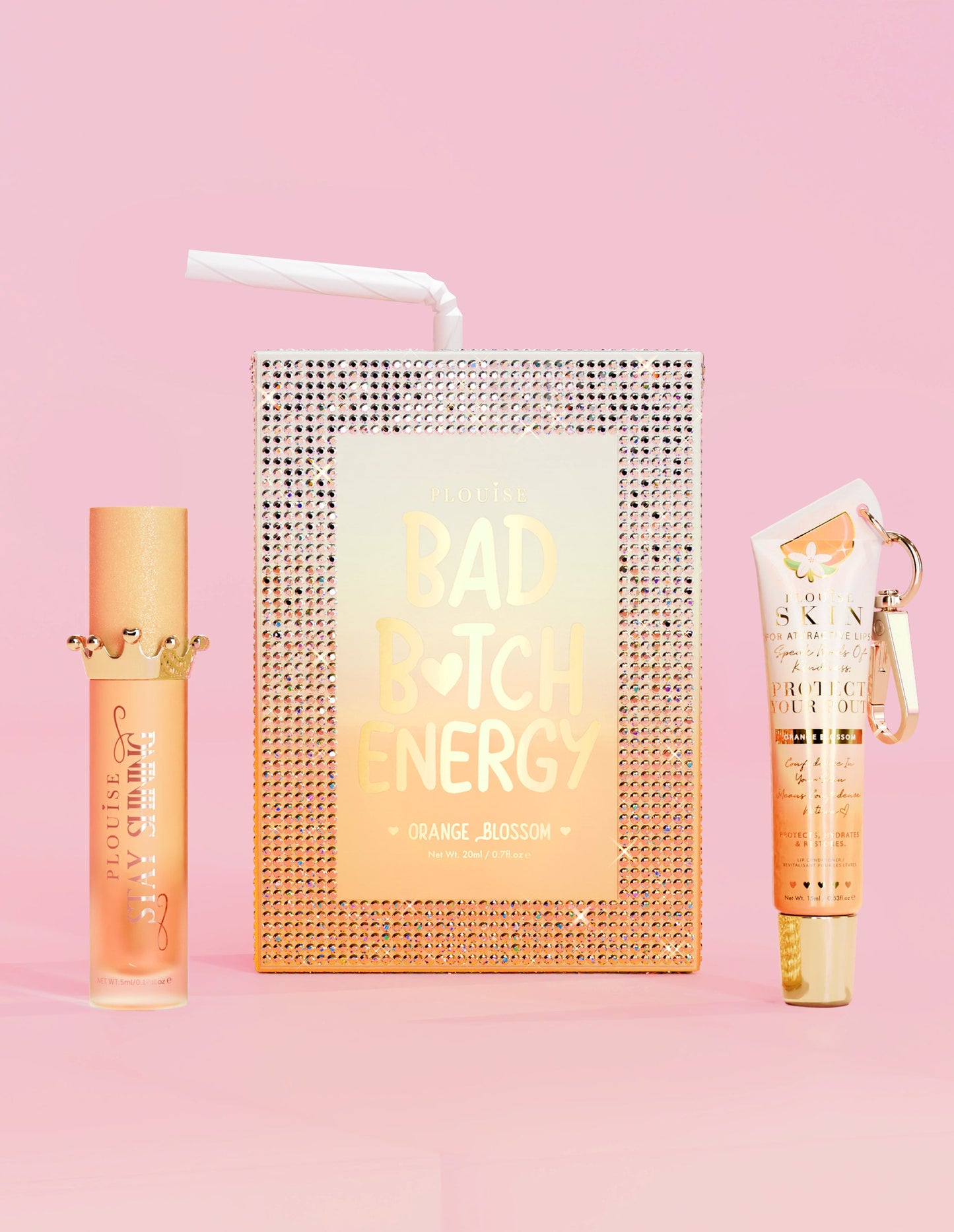 Crystal Lip Trio & Hand Sanitiser Spray PR Gift Set