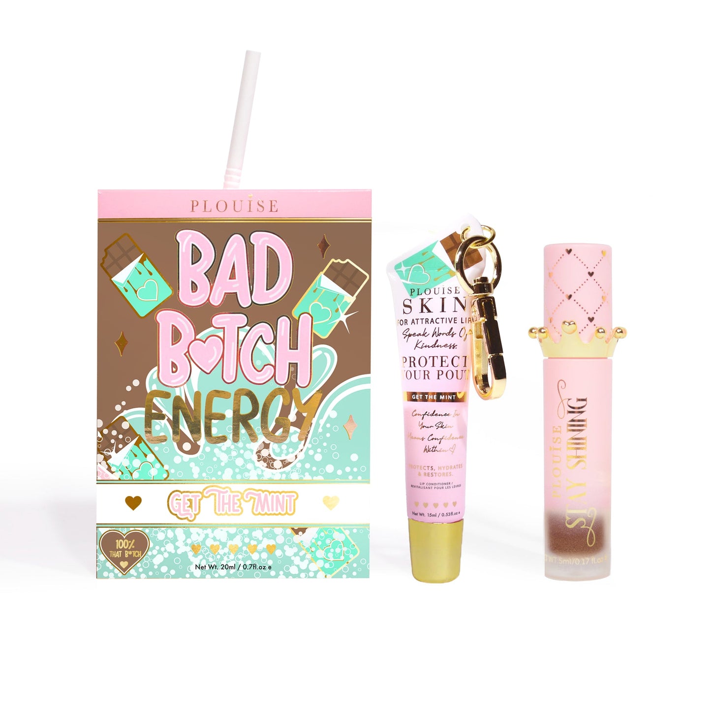 Bad Bitch Energy Lip Conditioner & Lip Oil Duo