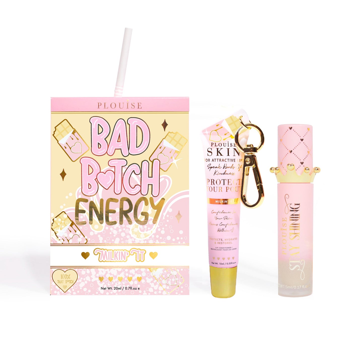 Bad Bitch Energy Lip Conditioner & Lip Oil Duo