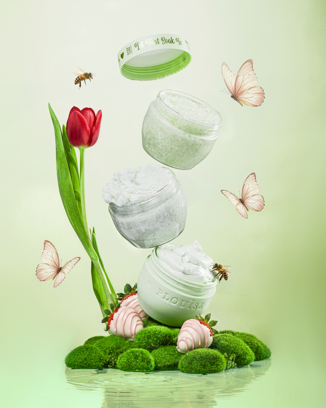 Hop Into Self-Care Body Butter, Body Scrub & Bath Salts Set